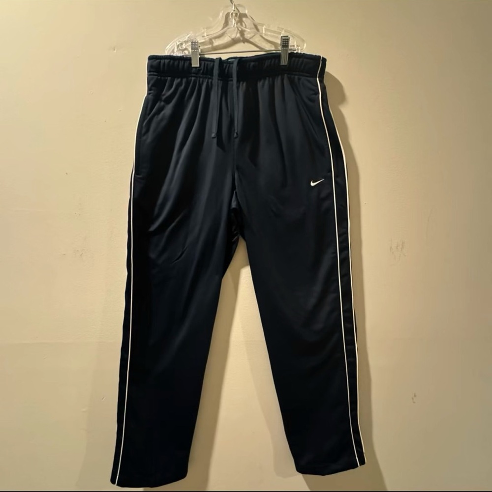NWT Vintage Nike Men's Blue Track Pants. Size Medium